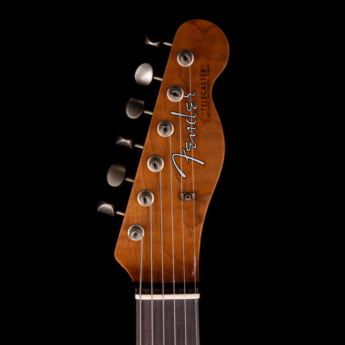 Fender Custom Shop Limited Edition P90 Mahogany Telecaster Journeyman Relic Ebony Transparent