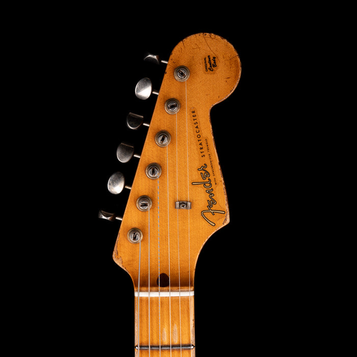 Pre Owned Fender Custom Shop Masterbuilt Carlos Lopez 1956 Stratocaster Relic 2-Tone Sunburst With OHSC