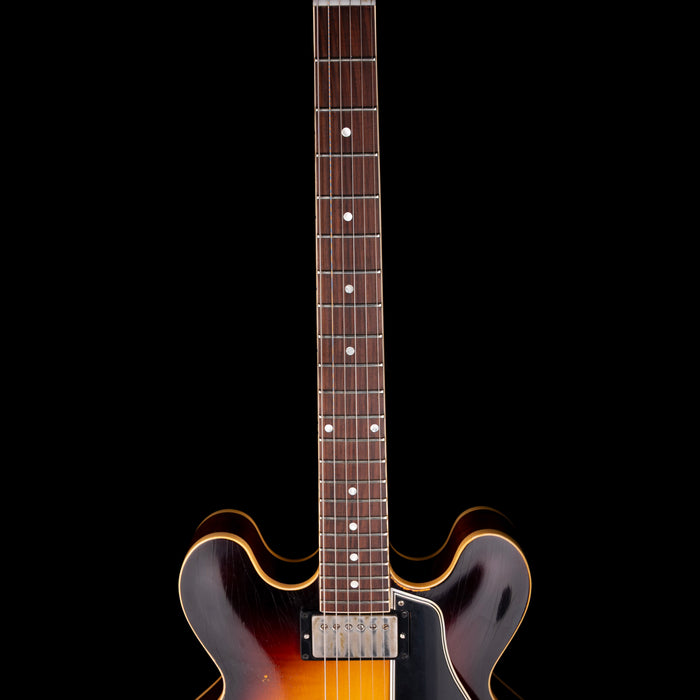 Pre Owned 2021 Gibson Custom Shop Made 2 Measure Tom Murphy 1959 ES-335 Wildwood Spec Heavy Aging Darkburst With OHSC
