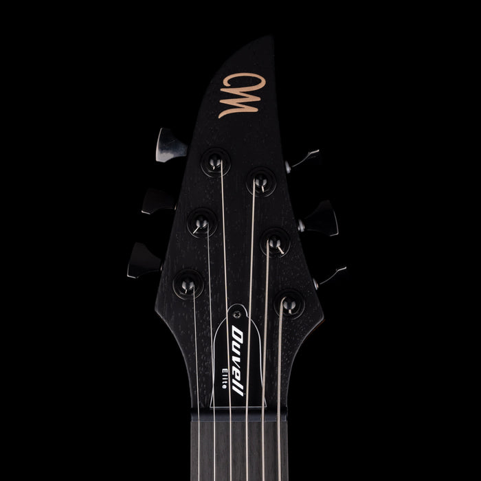 Mayones Duvell Elite 6 B27 Baritone Left Handed Black Limba Monolith Black Matte