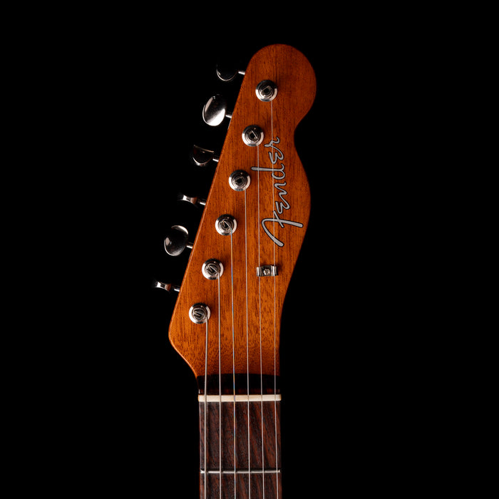 Pre Owned 2018 Fender Limited Edition Mahogany Offset Telecaster P90 Natural With Gig Bag