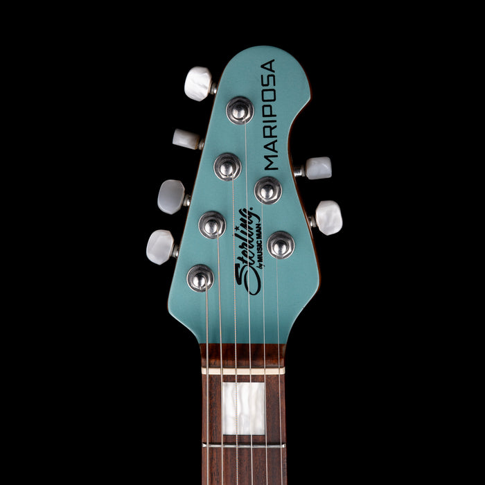 Used Sterling by Music Man Mariposa Dorado Green Electric Guitar
