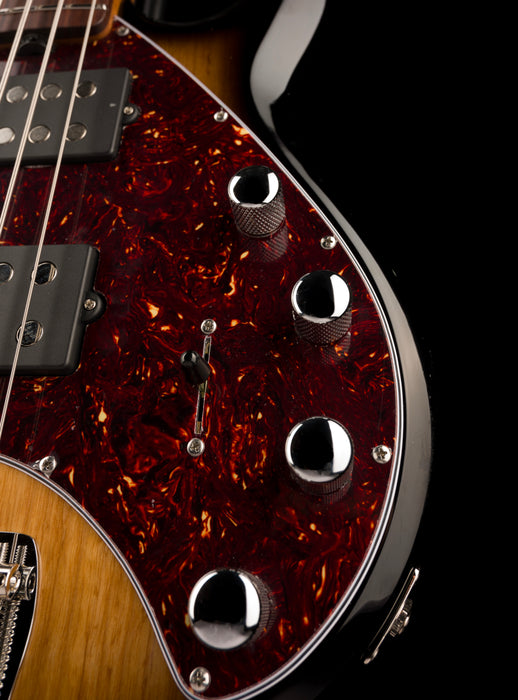 Ernie Ball Music Man StingRay Special 5 HH Bass Burnt Ends Roasted Maple With Case