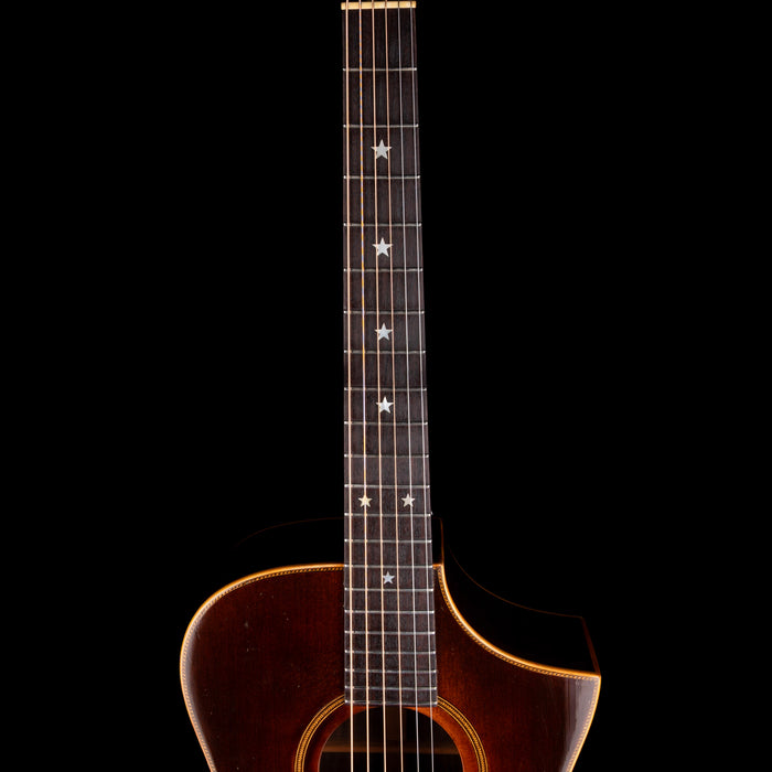 Pre-Owned Santo 1976 Dreadnaught Cutaway Electric Sunburst