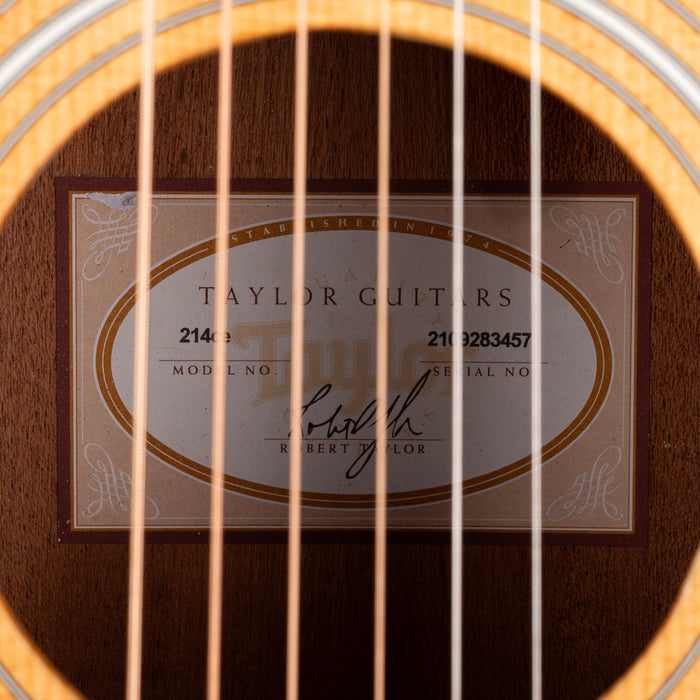 Pre Owned 2023 Taylor 214ce Acoustic Electric Guitar With Soft Shell Case