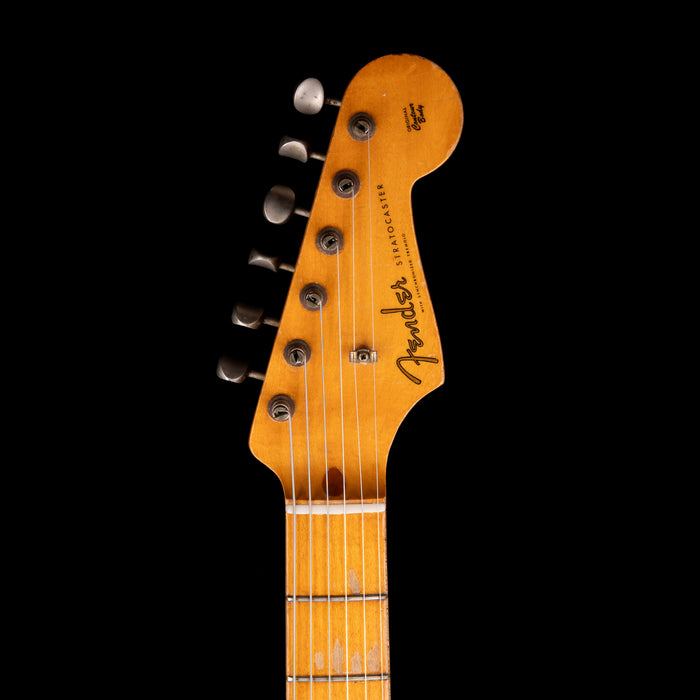 Vintage 1955 Fender Stratocaster Refinished Gold With Case