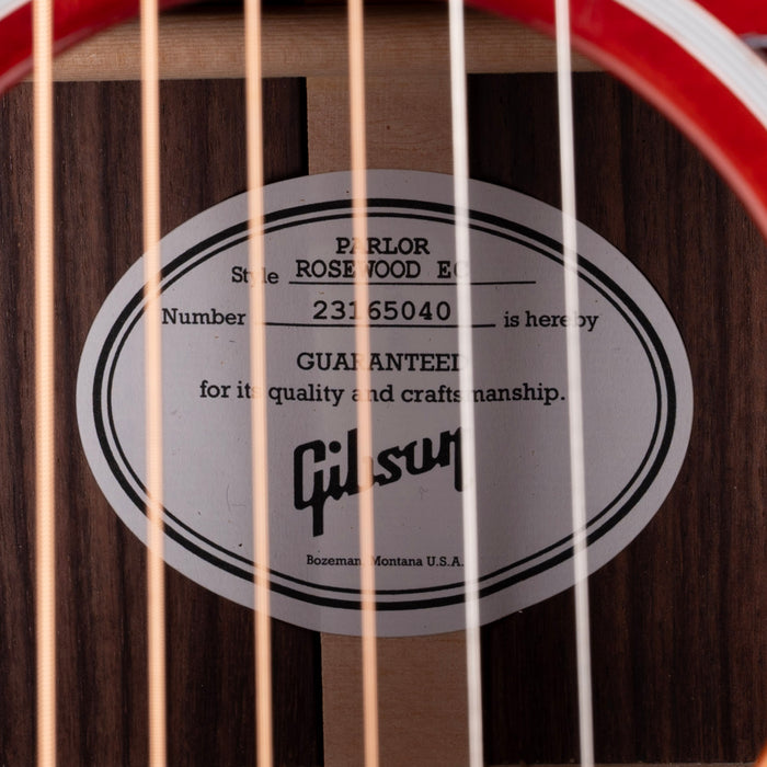 Gibson Parlor Rosewood EC Rosewood Burst with Case