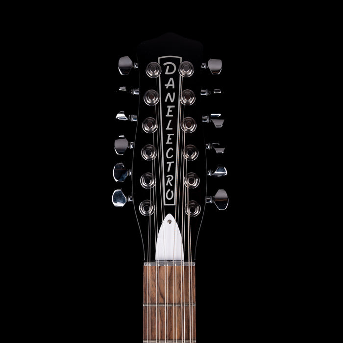 Pre Owned 2023 Danelectro '59 12-String Left-Handed Black With Gig Bag