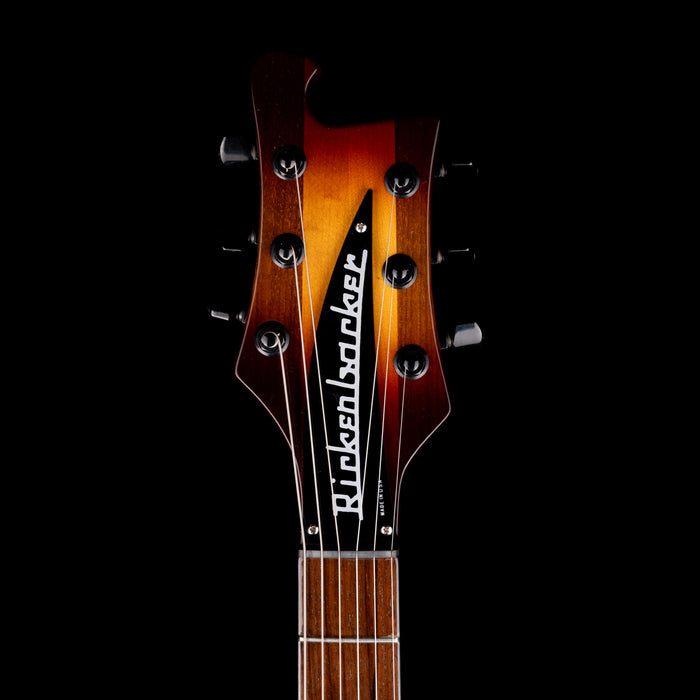 Pre Owned 2022 Rickenbacker Limited Edition 90th Anniversary 480XC TBG TobaccoGlo Guitar With OHSC