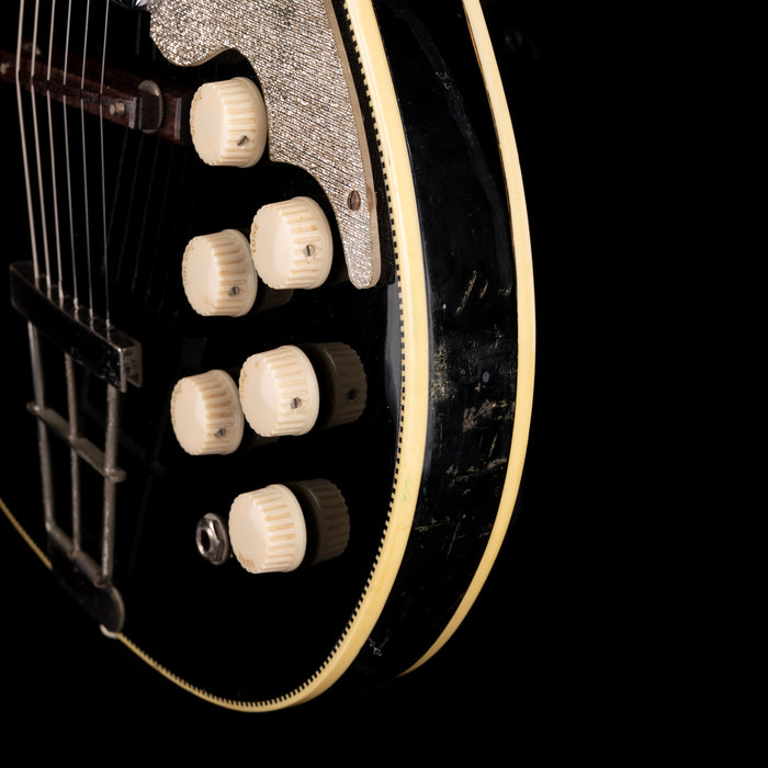 Vintage 1960's Kay Pro Thinline Model 1993 in Speed Demon Black With OSSC