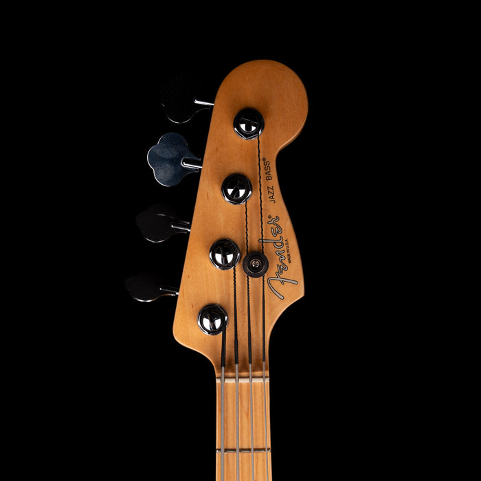 Used 2008 Fender American Standard Jazz Bass 3-Tone Sunburst With OHSC