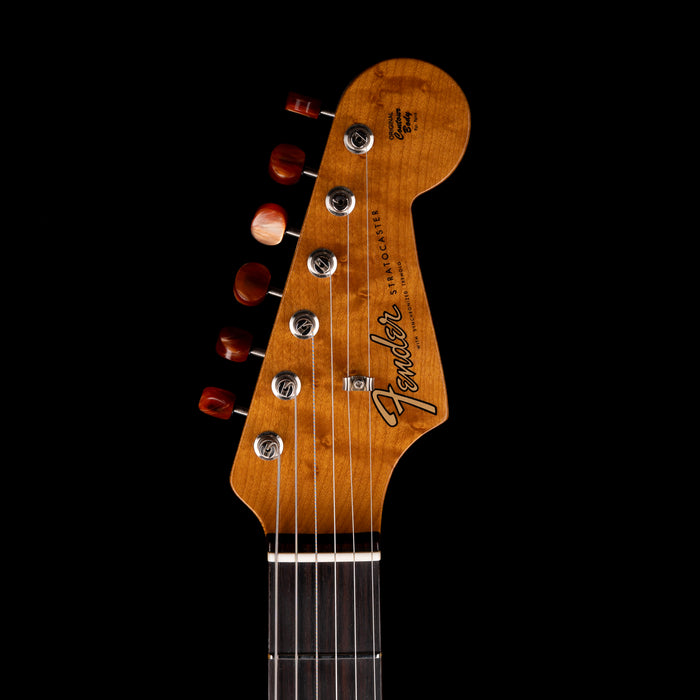 Pre Owned 2020 Fender Custom shop Artisan Spalted Maple Thinline Stratocaster NOS Natural With OHSC