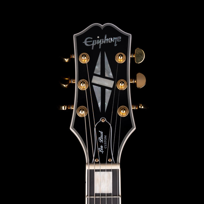 Pre Owned Epiphone Les Paul Custom Blackback Antique Ivory