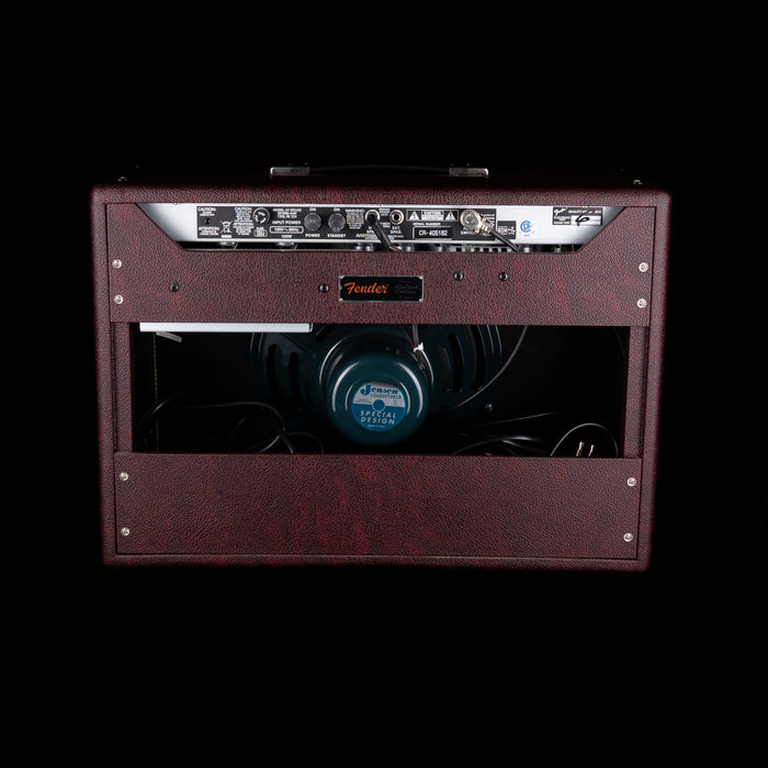 Pre Owned Fender '65 Deluxe Reverb "Bordeaux Blues" FSR Guitar Amp Combo