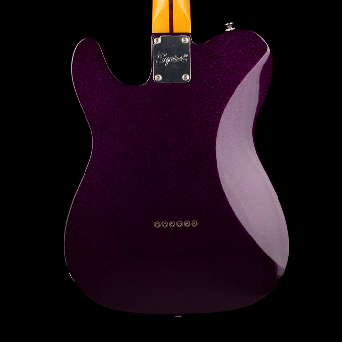 Used Squier Limited Edition Classic Vibe Telecaster Deluxe Purple Sparkle With Gig Bag