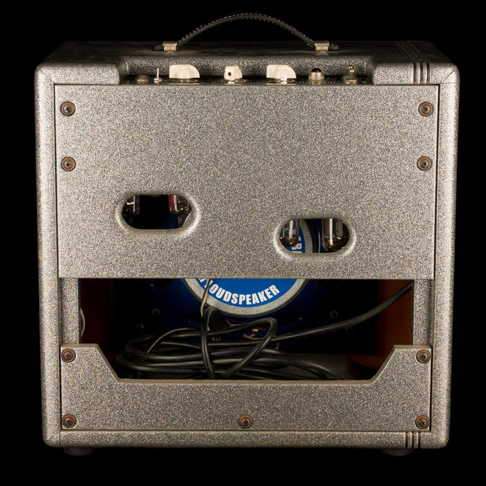 Pre Owned Swart Special Edition Space Tone Reverb Silver Sparkle Guitar Amp Combo with Footswitch