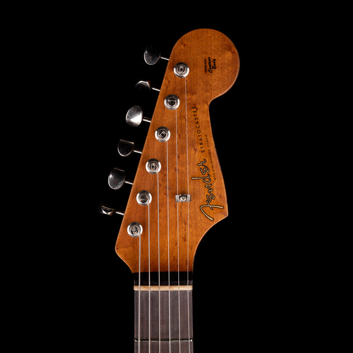 Fender Custom Shop Roasted 1960 Stratocaster Relic Birdseye Maple Aged Surf Green