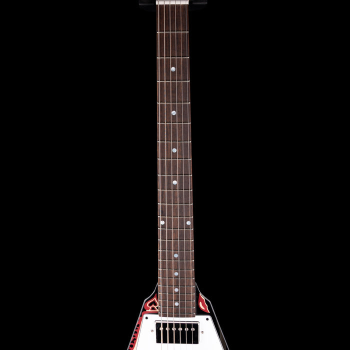 Pre-Owned 2024 Epiphone Jimi Hendrix "Love Drops" Signature Flying V Black With OHSC