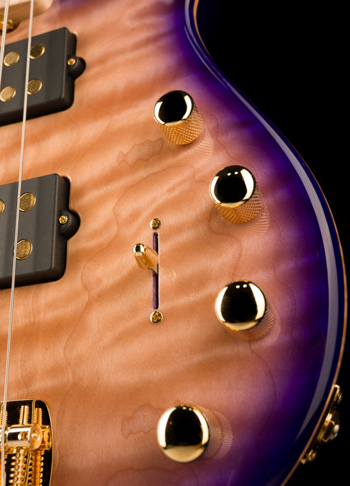 Ernie Ball Music Man BFR StingRay 5HH Bass Moonbeam Trans Purple Burst With Case