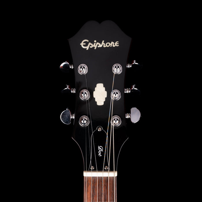 Pre-Owned 2008 Epiphone Dot Left Handed With Bigsby Cherry With Case