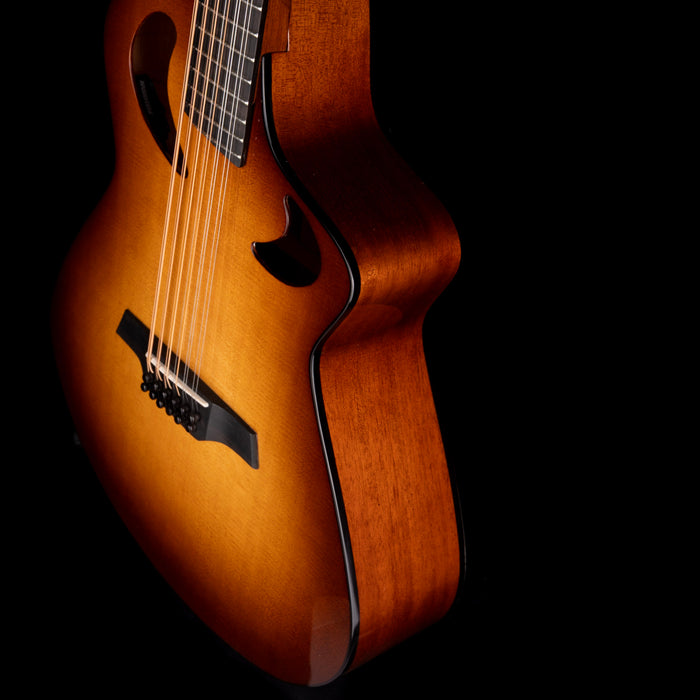 Veillette Grand 16" Baritone 12 String Acoustic Electric Guitar Tobacco Burst with Case
