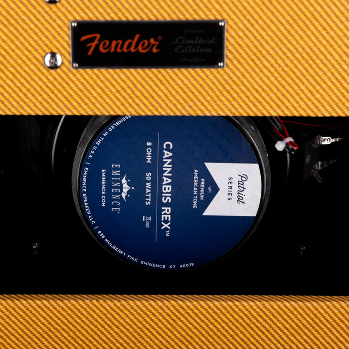 Pre-Owned Fender Special Run '65 Princeton Reverb Guitar Amp Combo Tweed Cannabis Rex with Footswitch