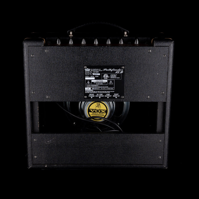 Used Vox Pathfinder 15R Black Guitar Amp Combo