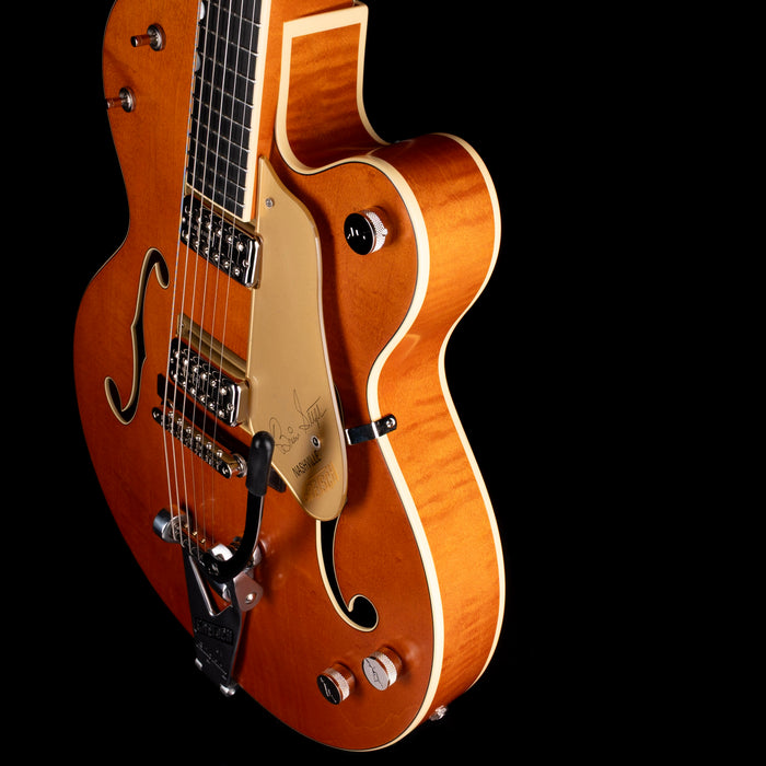 Gretsch G6120T-BSSMK Brian Setzer Signature Nashville Hollow Body '59 "Smoke" Orange with Case