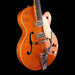 Pre-Owned 2014 Gretsch G6120-59QM Limited Edition Quilted Maple Chet Atkins Orange With OHSC