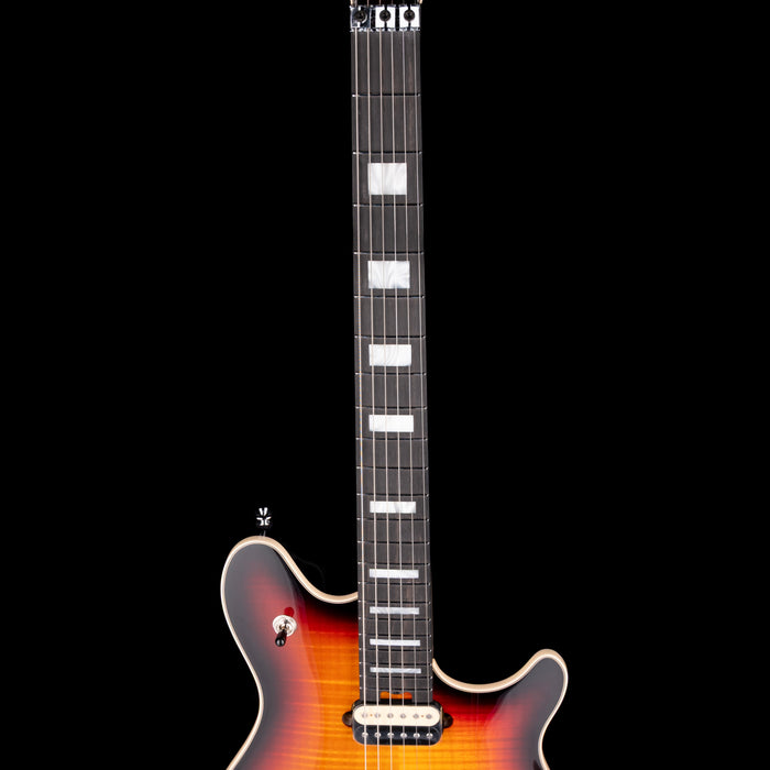 EVH Wolfgang USA 5A Flame Top 3-Tone Burst with Case