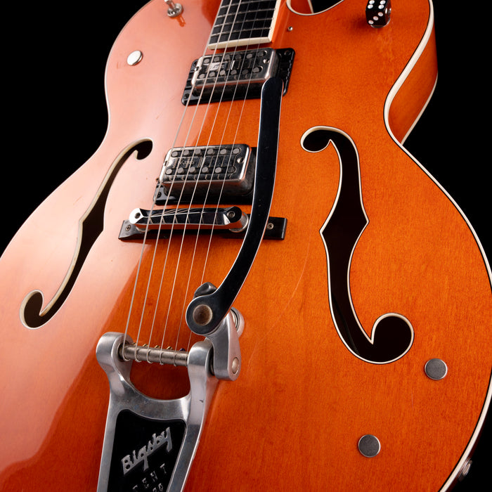 Pre-Owned 2003 Gretsch 6120-1960 with Mods Orange Stain With OHSC