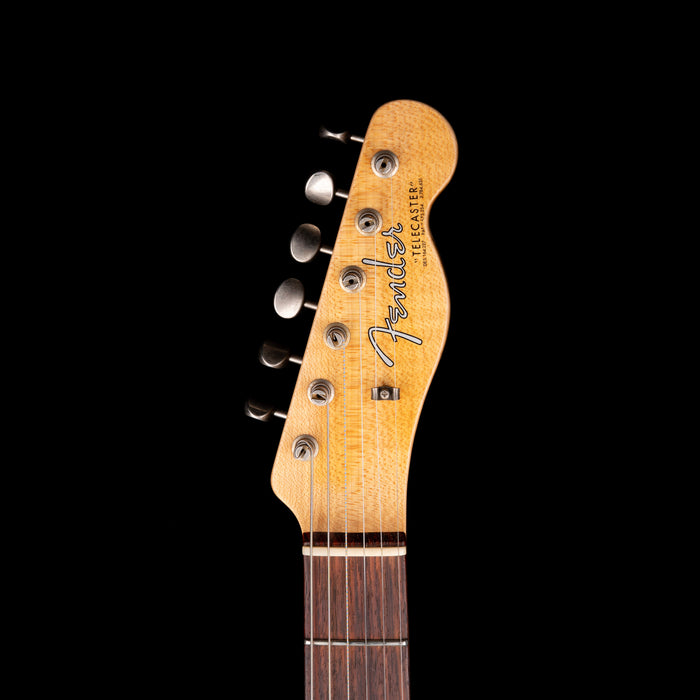 Used 2018 Fender Custom Shop 1963 Telecaster Journeyman Relic Shoreline Gold With OHSC
