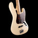 Pre-Owned 2012 Fender American Standard Jazz Bass MN - Olympic White With Gig Bag