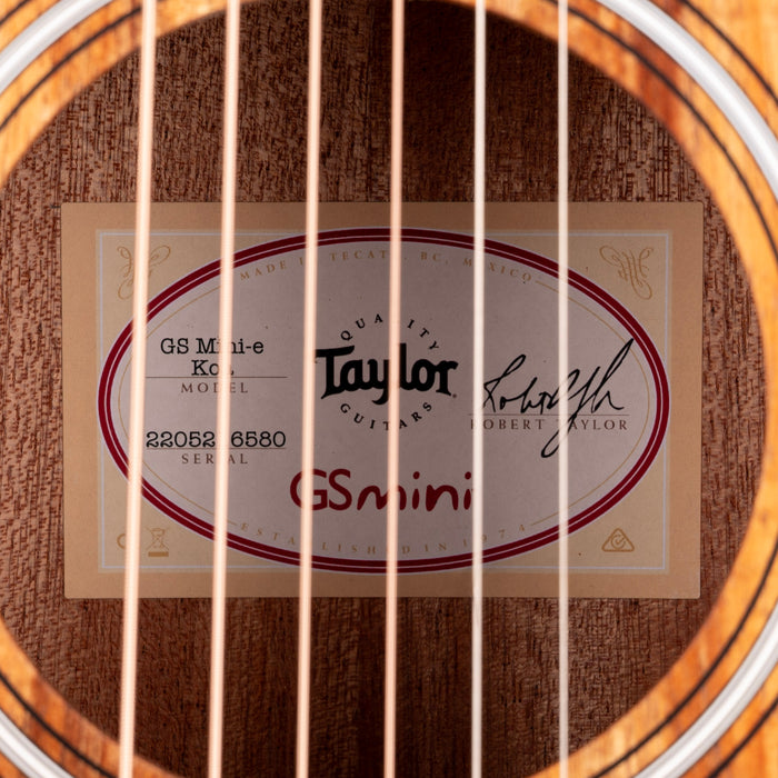 Taylor GS Mini-e Koa Acoustic Electric Guitar With Gig Bag