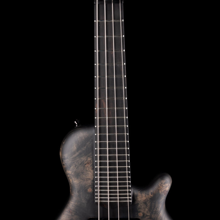 Mayones Cali 4 Bass Buckey Burl Antique Black with Case