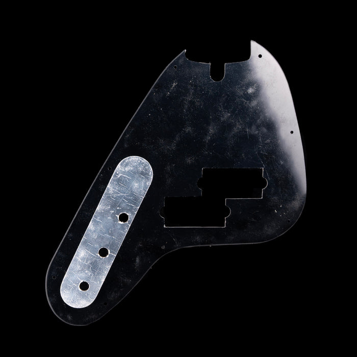 Used 1999-2002 Vaccaro X-Ray PJ Bass Body Black With Original Pearloid Pickguard