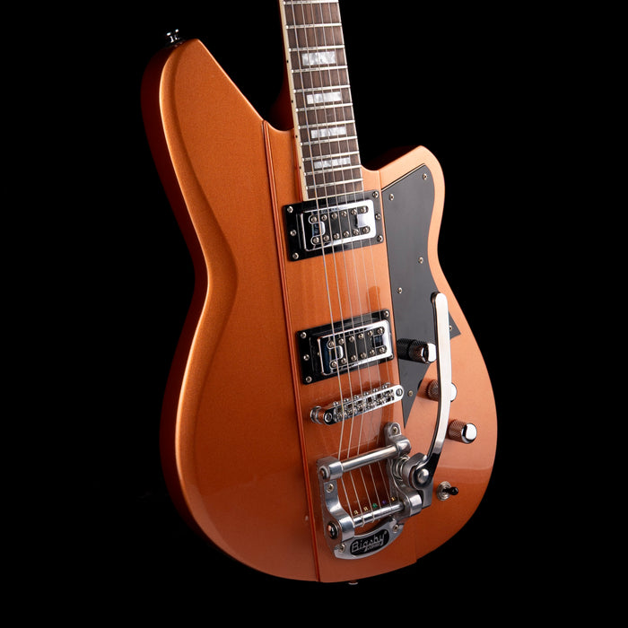 Pre-Owned 2016 Reverend Warhawk RT with Bigsby Copper with OHSC