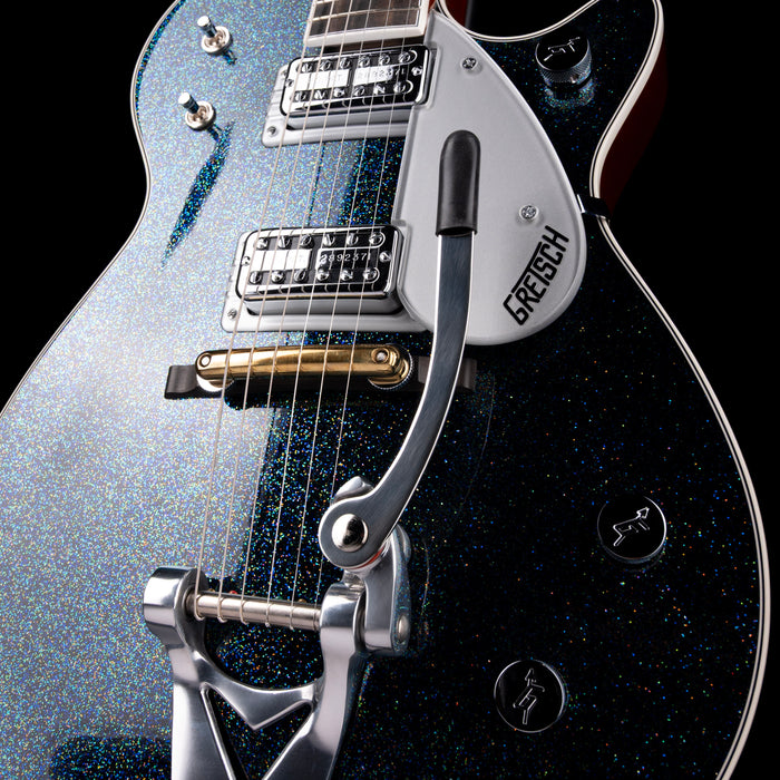 Gretsch Custom Shop Masterbuilt Gonzalo Madrigal G6128CS 1959 Duo Jet NOS Black Holoflake With Case