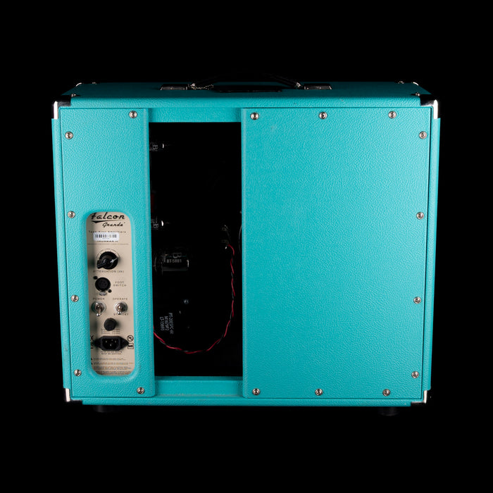 Used Tone King Falcon Grande Turquoise Guitar Amp Combo With Footswitch