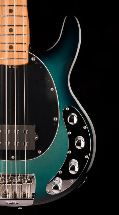 Ernie Ball Music Man StingRay Special Bass Frost Green Pearl Roasted Maple With Case