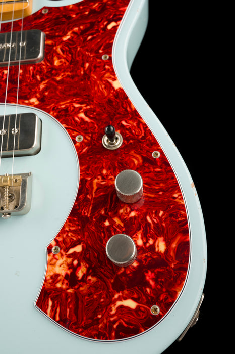 Fano Oltre TC6 Medium Distress Sonic Blue With Gig Bag