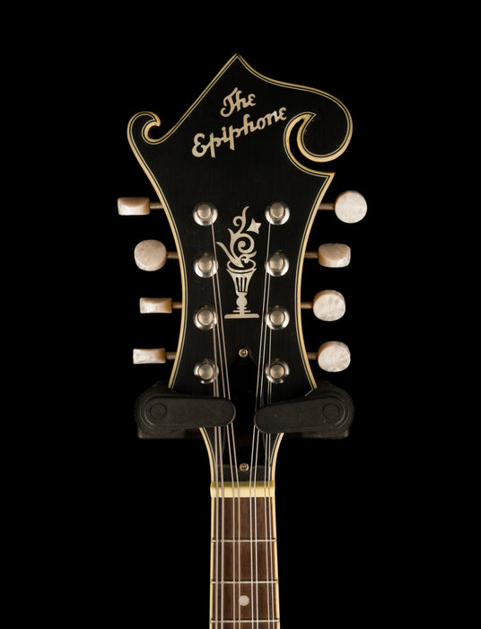 Used Epiphone MM-50E VN Professional Acoustic Electric Mandolin Vintage Natural With Gig Bag