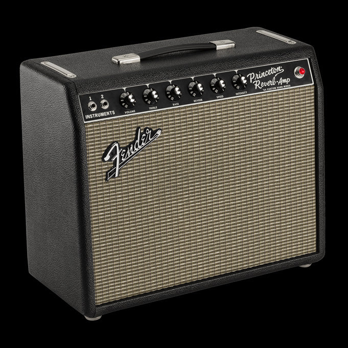 Fender '64 Custom Princeton Reverb 1x10" Tube Guitar Amplifier Combo Front Angle Right