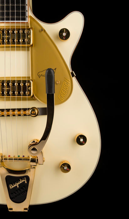 Pre Owned 2018 Gretsch G6134T-58 Vintage Select White Penguin With OHSC -  Serial # JT18083318