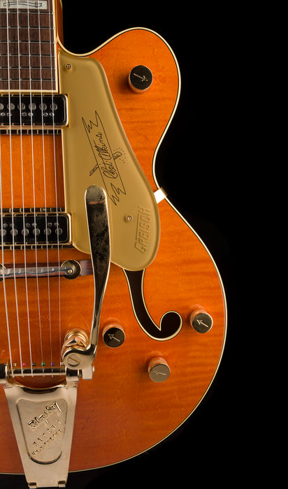 Used Gretsch G6120T-55 Vintage Select '55 Chet Atkins Hollow Body Vintage Orange Stain Lacquer with OHSC