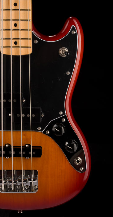 Pre Owned Fender Player Mustang PJ Bass Sienna Sunburst With Gig Bag