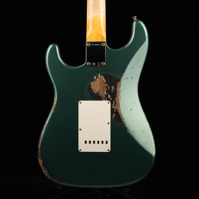 Fender Custom Shop 1962 Stratocaster Heavy Relic Sherwood Green Metallic Over Charcoal Frost Metallic