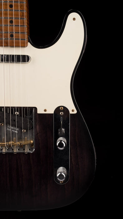 Fender Custom Shop Masterbuilt David Brown 1957 Telecaster Relic Ebony Transparent With Case