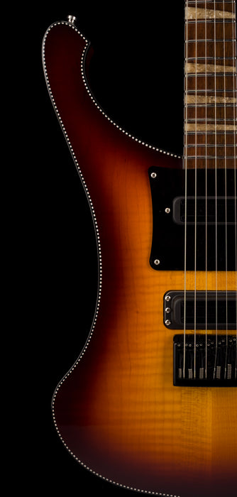 Pre Owned 2022 Rickenbacker Limited Edition 90th Anniversary 480XC TBG TobaccoGlo Guitar With OHSC - Serial # 22 17794