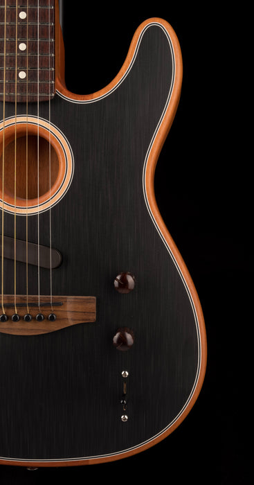 Used 2021 Fender Acoustasonic Player Telecaster Brushed Black with Gig Bag